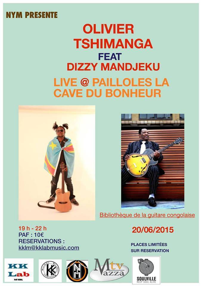 Show case privé : Olivier Tshimanga en scène avec Dizzy Mandjeku