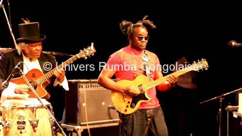 Barly Baruti et Olivier Tschimanga au concert. Copyright Univers Rumba Congolaise