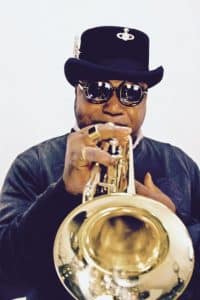 Valentin Ntumba, trompettiste congolais